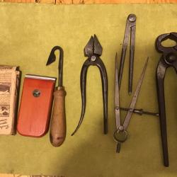OUTILLAGE DE ARMURERIE MANUFRANCE ET D AUTRES FABRICATIONS USA