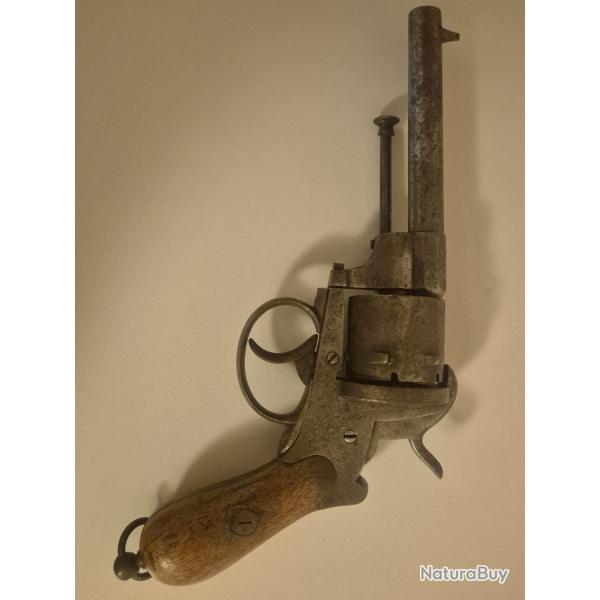 Revolver 9mm a broche systme lefaucheux