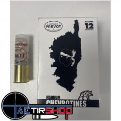 Chevrotines PREVOT Magnum Super Jupe 12/70 Corse - 15 Grains