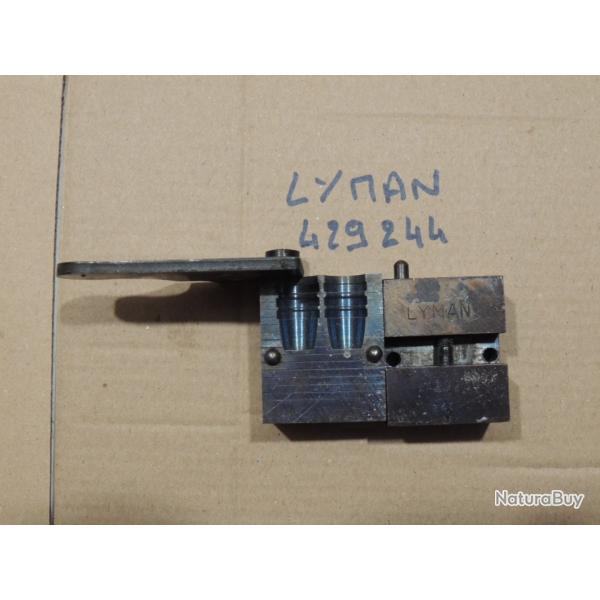 Moule ogives LYMAN 429 244 SWC 2 cavits