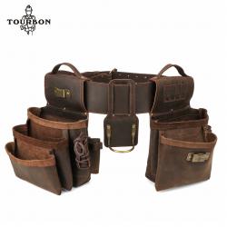 Tourbon-Sacs à outils en cuir avec poignées de ceinture réglables LIVRAISON GRATUITE !!