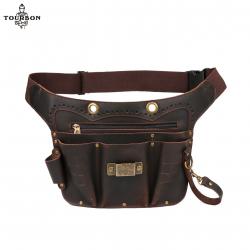 Tourbon-Sac de taille en cuir pour outils dégagement rapide LIVRAISON GRATUITE !!