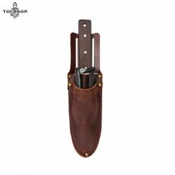 Tourbon-Sécateur en cuir avec boucle de ceinture LIVRAISON GRATUITE !!