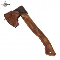 Tourbon-Juste de hache en cuir véritable, manchon de protection URA LIVRAISON GRATUITE !!
