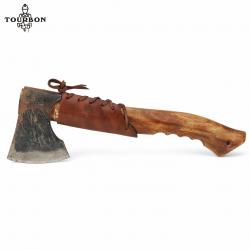 Tourbon-Marteau à hache en cuir véritable, protection de poignée de bûcheron URA LIVRAISON GRATUITE