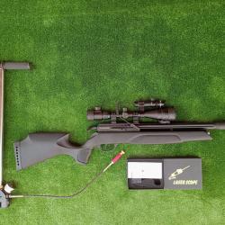 PACK-LASER-1 ! Carabine Arrow Gamo  Cal. 4,5 mm + Bomba pcp + Lunette 4-16 x 40AO + Laser Scope