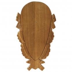 Plaque trophée cerf 43x27cm (Couleur: clair)