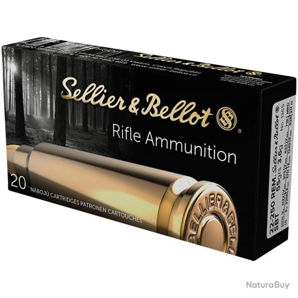 .22-250 Rem., Demi-blinde (3,6gr) (Calibre: .22-250 Rem.)