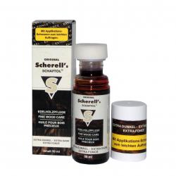 Flacon d'huile pour crosse Schaftöll extra foncé (Modèle: Flacon 50 ml)