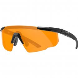 Lunettes SABER ADVANCED (Couleur:  Monture : noir mat, Verre : orange clair)
