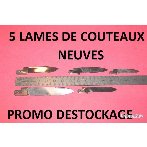 lot de 5 lames de couteaux  10.00 Euros !!!!!!!!!!!!!!!!!!- VENDU PAR JEPERCUTE (D9H39)
