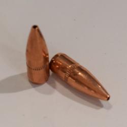 sachet de 100 ogives Hornady cal 22 (0.224), 52 grains BTHP, ref 2249