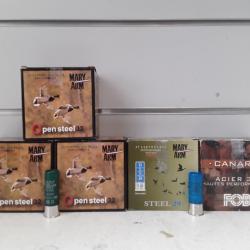 Lot de cartouches cal.12 acier