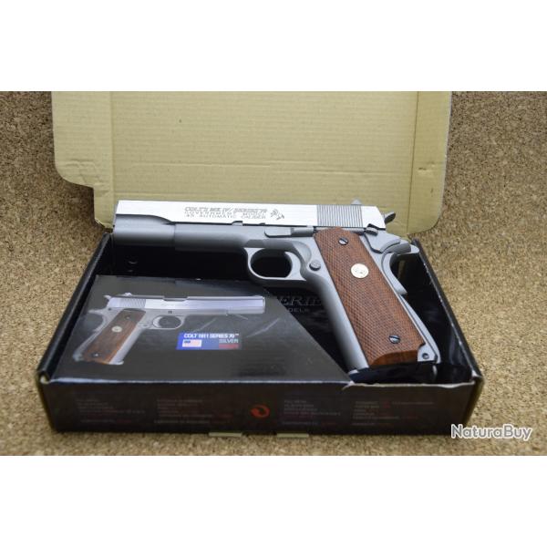 Pistolet SOFTAIR Colt 1911 MK IV Series 70 Stainless Co2 - Silver