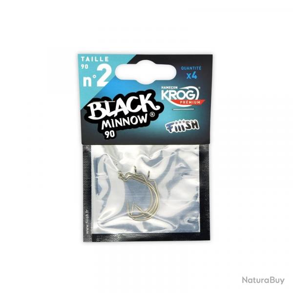 FIIISH HAMECONS TEXAN KROG BLACK MINNOW 90 / BLACK EEL 110
