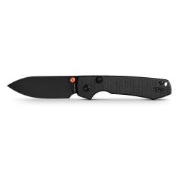 Couteau Vosteed Raccoon Lame Acier 14C28N Manche Micarta Noir TLL KIVT Clip VOSA2902