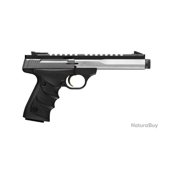 pistolet browning buck mark Contour Stainless Suppressor Ready cal 22lr