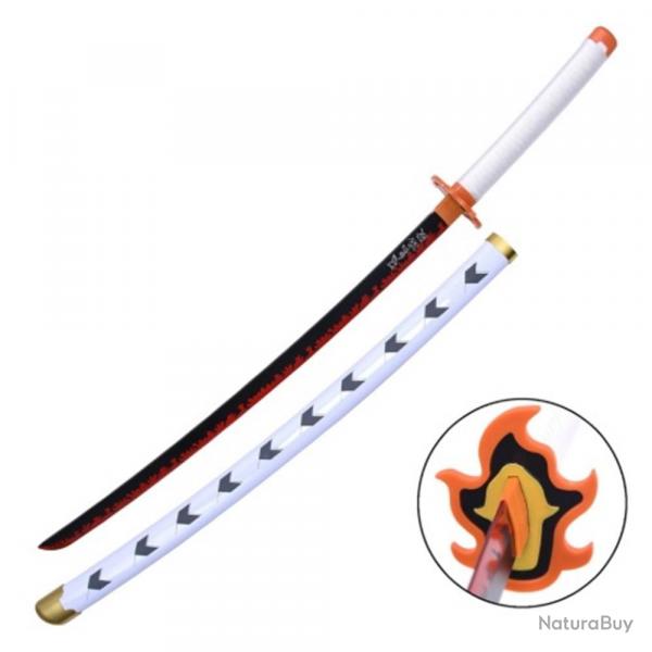 KATANA COSPLAY LAME BAMBOU DEMON SLAYER RENGOKU KYOUJUROU ZS656-WOOD