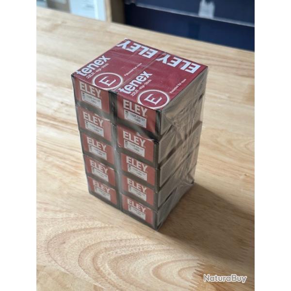 ELEY - 500 cartouches Cal .22 LR TENEX  40 grs - 22ELTEN1500