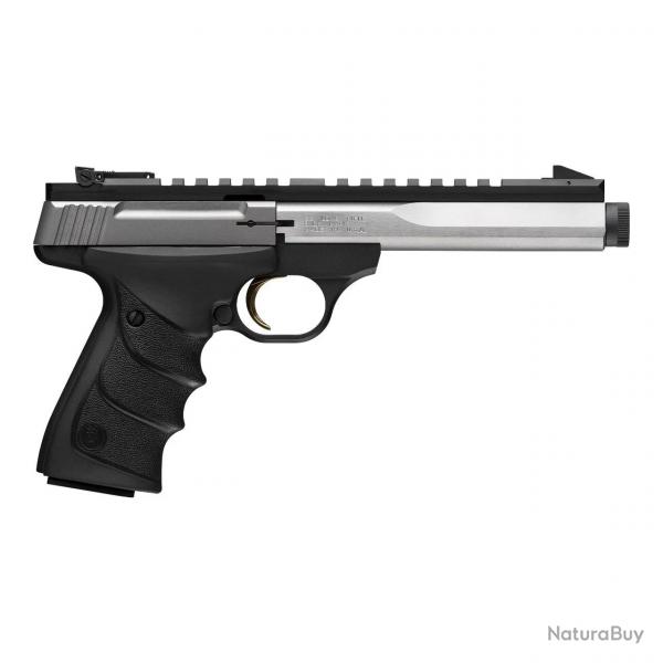 SERIE LIMITEE 100 PIECES !! BROWNING BUCK MARK CONTOUR STAINLESS 5.9" SUPPRESSOR READY 22LR