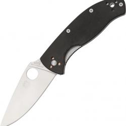 Couteau Spyderco Tenacious G10 Noir