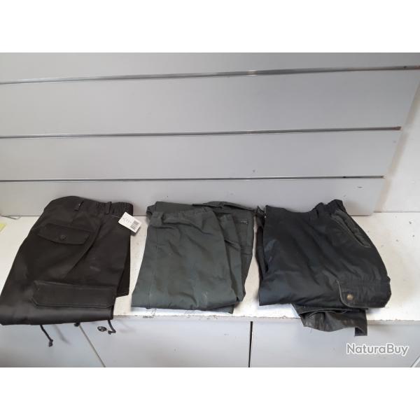 Lot de 3 pantalons de chasse taille 44