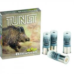 Cartouches Tunet Brenneke Calibre 12/67 Bourre Grasse