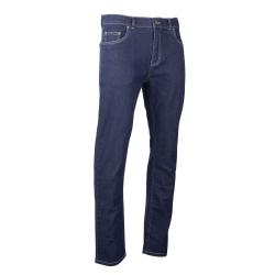 Jeans coupe droite Bleu foncé denim