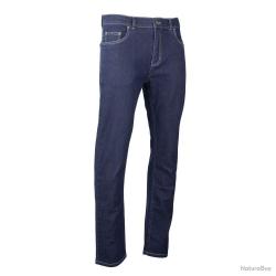 Jeans coupe droite Bleu foncé denim