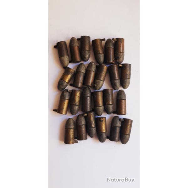 24 Cartouches 10 mm  broche