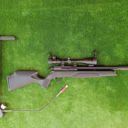 PACK ARROW ! Carabine Arrow Gamo Cal. 4,5 mm + Bomba pcp + Lunette 4-16 X 40AO