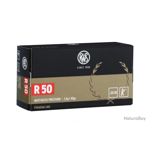 MUNITIONS RWS .22 LR R50