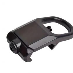 Adaptateur rail picatinny 20 mm - GBB boucle QD - Noir