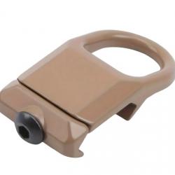 Adaptateur rail picatinny 20 mm - GBB boucle QD - Beige/TAN