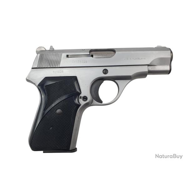 PISTOLET ZASTAVA M70 CALIBRE 32ACP (7.65BROWNING) SABL BLANC - CATEGORIE B