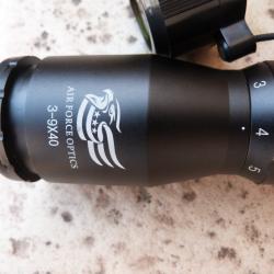 Vend lunette de tir Air force Optics 3-9x40 Réticule duplex