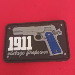 ÉCUSSON 3D VINTAGE FIRE POWER 1911 8/5CM SCRATCH