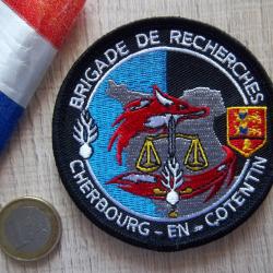 écusson militaire Cherbourg en Cotentin brigade de recherches gendarmerie