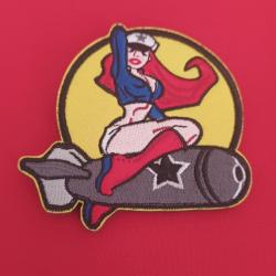 ÉCUSSON 3D US ARMY B52 PIN UP 8/7CM SCRATCH