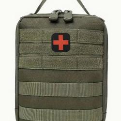 Sacoche tactique de secours - Kaki - Livraison Gratuite