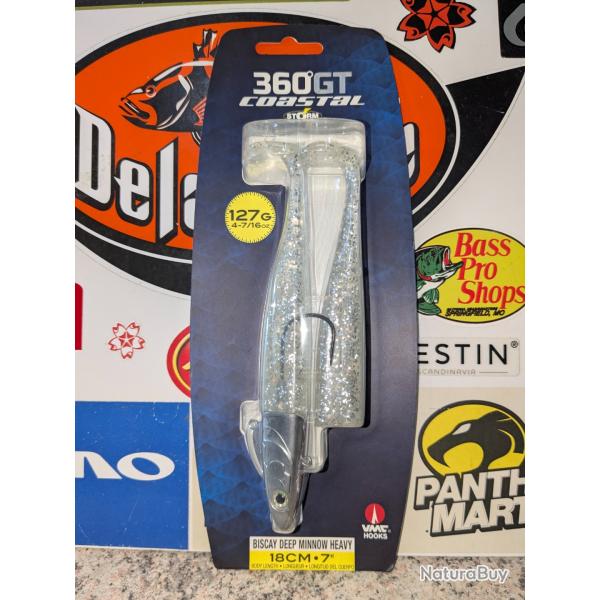 Lot pche n101 / STORM 360 GT COASTAL 127 GRS , 18 CM .