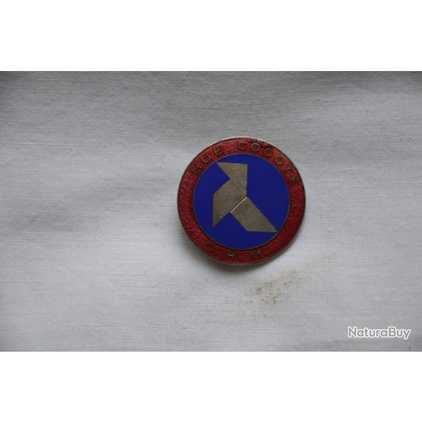 INSIGNE DEPOT DE REMONTE DE CAVALERIE "HUE COCOTTE"-CAMPAGNE DE FRANCE 1940.