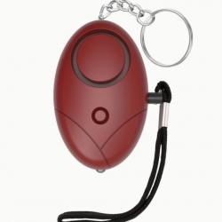 Porte clef - Alarme personnelle Anti-agresssion - Rouge