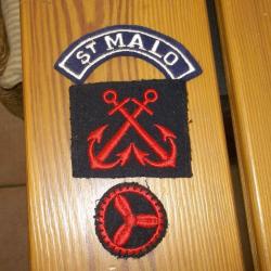 lot d'insigne tissus marine nationale