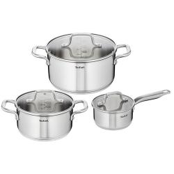 3 casseroles + couvercles Tefal®