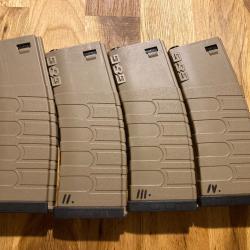 Lot Chargeurs M4 Tan G&G Airsoft