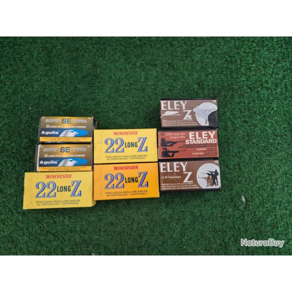 Lot de diverses balles 22LR