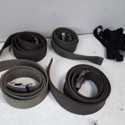 Lot de 4 ceintures + 1 bretelle
