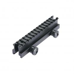 RAIL ELEVATEUR POUR OPTIQUE SCOPE RISER NOIR "ASG"