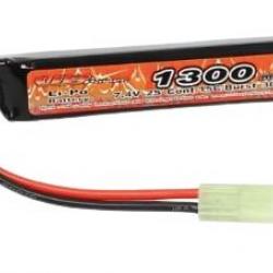 BATTERIE LI-PO 7.4V 1300MAH 1 STICK